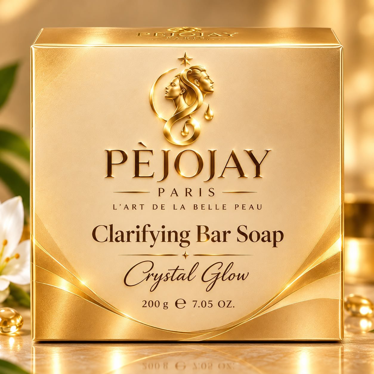 Crystal Glow Clarifying Bar Soap by PÈJOJAY Paris
